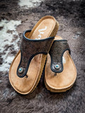 Danni Sandal in Chocolate by Very G - Women's Shoes - Gypsy Jazz/Very G - Bronco Western Supply Co.