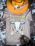 Dust to Dirt Graphic Tee - Mocha - Apparel - Bronco Western Supply Co. - Bronco Western Supply Co.