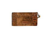 Hallie Wrangler Vintage floral Wallet - Brown - Purses & Wallets - Wrangler - Bronco Western Supply Co.