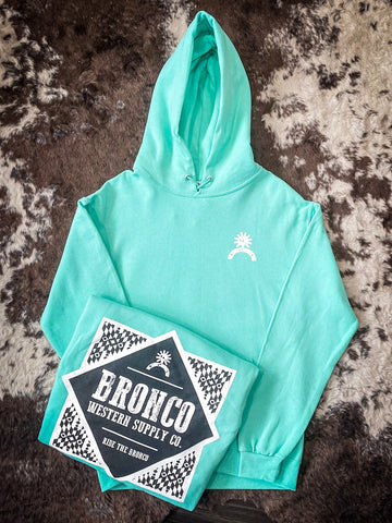 Havasu Hoodie - Bright Teal - Apparel - Bronco Western Supply Co. - Bronco Western Supply Co.