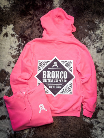 Havasu Hoodie - Neon Pink - Apparel - Bronco Western Supply Co. - Bronco Western Supply Co.