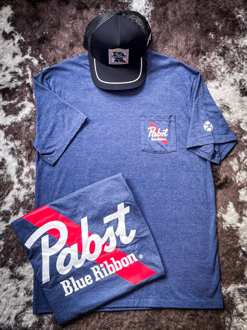 Hooey "Pabst Blue Ribbon" Navy T - Shirt - Apparel - Hooey - Bronco Western Supply Co.