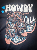 Howdy Y'all Tee - Black - Apparel - Bronco Western Supply Co. - Bronco Western Supply Co.