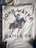 John Wayne Cattle Co. - Hooey T-Shirt - Tan - Apparel - Hooey - Bronco Western Supply Co.