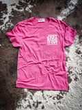 Just Ride It Out Tee - Raspberry Heather - Apparel - Bronco Western Supply Co. - Bronco Western Supply Co.