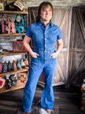 Lainey Denim Jumpsuit - Apparel - Bronco Western Supply Co. - Bronco Western Supply Co.