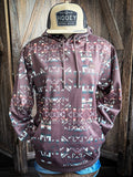 Mesa Hooey Men's Hoodie - Brown/Multi - Apparel - Hooey - Bronco Western Supply Co.