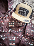 Mesa Hooey Men's Hoodie - Brown/Multi - Apparel - Hooey - Bronco Western Supply Co.