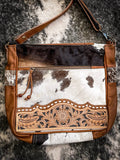 Myra Bag - Genetic Hand - Tooled Hairon Bag - Purses & Wallets - Myra Bag - Bronco Western Supply Co.