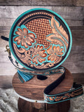 Myra Bag - Priceless Love Hand - Tooled Round Bag - Purses & Wallets - Bronco Western Supply Co.