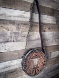 Myra Bag - Spirit of the Herd Hand - Tooled Round Bag - Purses & Wallets - Myra Bag - Bronco Western Supply Co.