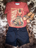 Retro Long Live Cowgirls Tee - Wine - Apparel - Bronco Western Supply Co. - Bronco Western Supply Co.