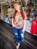 Retro Long Live Cowgirls Tee - Wine - Apparel - Bronco Western Supply Co. - Bronco Western Supply Co.