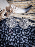 Round Up Concho Stud Earrings - Jewelry - Bronco Western Supply Jewelry - Bronco Western Supply Co.