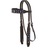 Royal King Beaded Longhorn Browband Headstall - Headstalls & Accessories - Tough 1 - Bronco Western Supply Co.