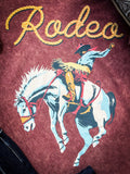 Saddle Bronc Rodeo Graphic Tee - Wine - Apparel - Bronco Western Supply Co. - Bronco Western Supply Co.