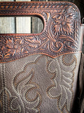 Sadie Wrangler Boot Stitch Crossbody - Coffee - Purses & Wallets - Wrangler - Bronco Western Supply Co.