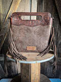 Sadie Wrangler Boot Stitch Crossbody - Coffee - Purses & Wallets - Wrangler - Bronco Western Supply Co.