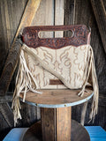 Sadie Wrangler Boot Stitch Crossbody - Tan - Purses & Wallets - Wrangler - Bronco Western Supply Co.