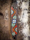 Silver Royal Aztec and Flower Ear Headstall - Headstalls & Accessories - Tough 1 - Bronco Western Supply Co.