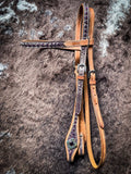 Silver Royal Sweet Pea Browband Headstall - Headstalls & Accessories - Tough 1 - Bronco Western Supply Co.