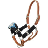 Skyler Wool String Leather Halter - Halters & Leads - Tough 1 - Bronco Western Supply Co.