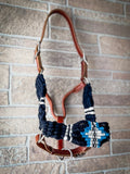 Skyler Wool String Leather Halter - Halters & Leads - Tough 1 - Bronco Western Supply Co.