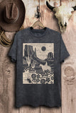 Somewhere In The Wild West Graphic Tee - Black - Apparel - Bronco Western Supply Co. - Bronco Western Supply Co.