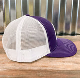 Spur Up Hat - Purple/White - Apparel - Bronco Western Supply Co. - Bronco Western Supply Co.