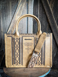 Sutton Montana West Boot Stitch Tote - Khaki - Purses & Wallets - Montana West - Bronco Western Supply Co.