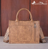 Sutton Montana West Boot Stitch Tote - Khaki - Purses & Wallets - Montana West - Bronco Western Supply Co.