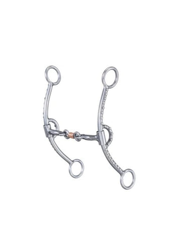 Sweet Iron 3 Piece Lifter Snaffle - Bits - Tough 1 - Bronco Western Supply Co.