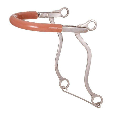 Tough1 Kelly Silver Star Hackamore w/ Rubber Tubing - Bits - Tough 1 - Bronco Western Supply Co.