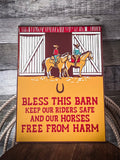 Wall Sign - Bless This Barn - Gift Items - Primitives by Kathy - Bronco Western Supply Co.