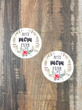 Western Car Coasters - Best Mom Ever - Gift Items - Bronco Western Supply Co. - Bronco Western Supply Co.