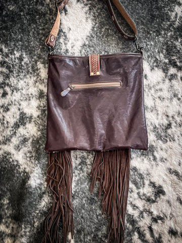 Black Fringe Gypsy Purse Handmade Beaded Pocketbook Boho -  Norway