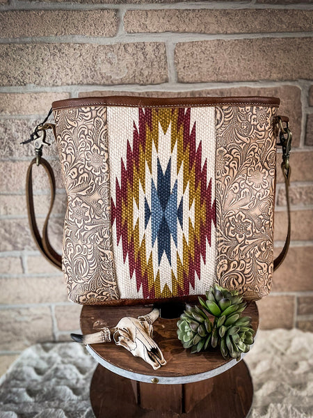Myra Bag Cross Body Strap Beaded and Tooled – Seven Songbirds Boutique