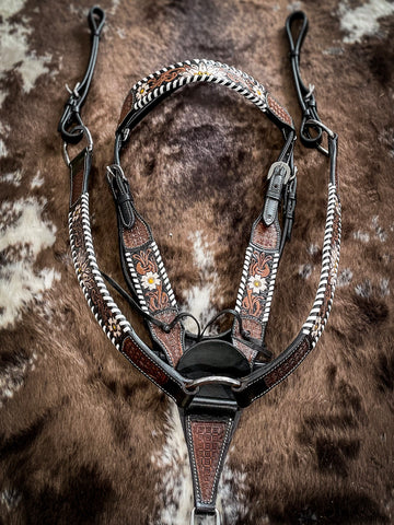 Smart Hook/ Firm Grip Headstall and Breastcollar Set